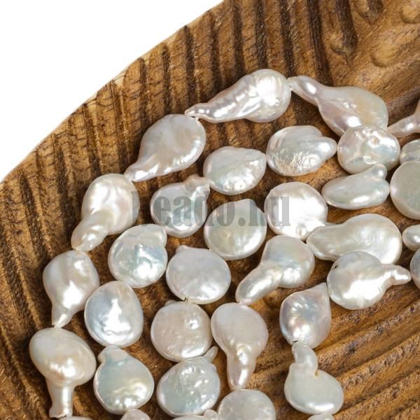 Teny�sztett gy�ngy gy�ngy�k szab�lytalan k�nnycsepp f�lhossz� zsin�r