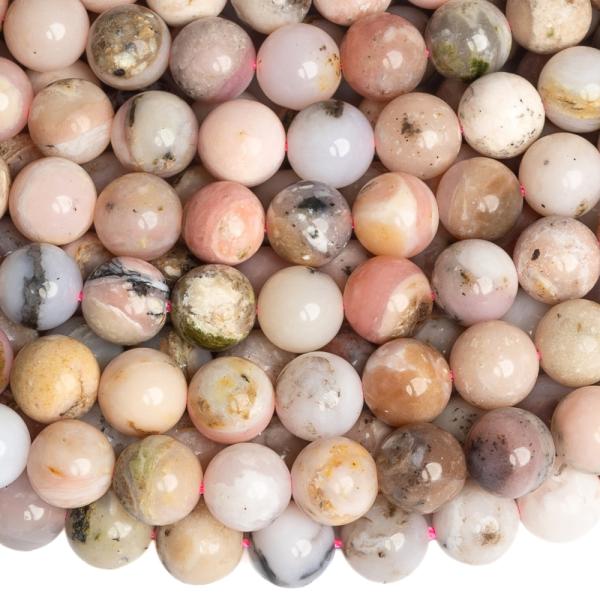 Op�l r�zsasz�n gy�ngy�k 8 mm zsin�r