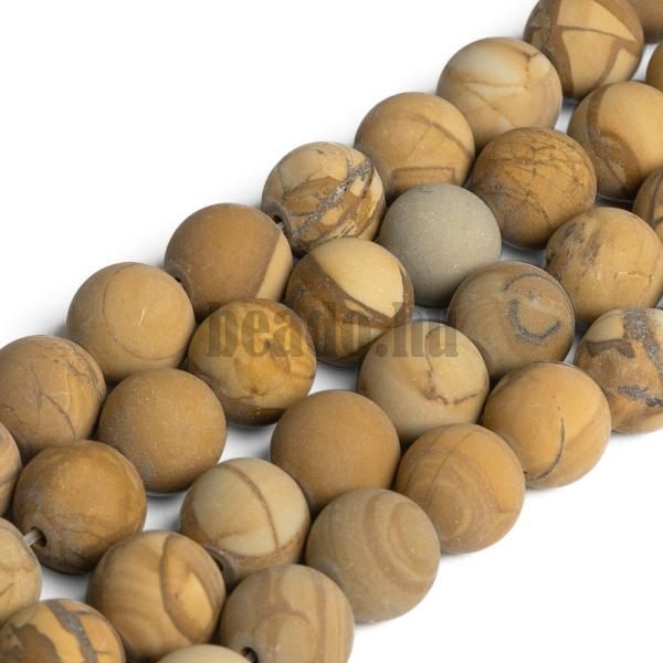 Mars jspis gyngyk 8 mm matt zsinr