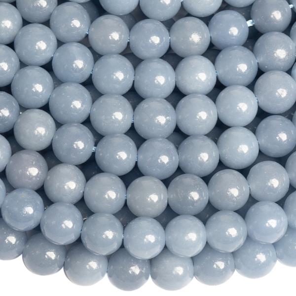 Angelit gy�ngy�k 8 mm f�lhossz� zsin�r