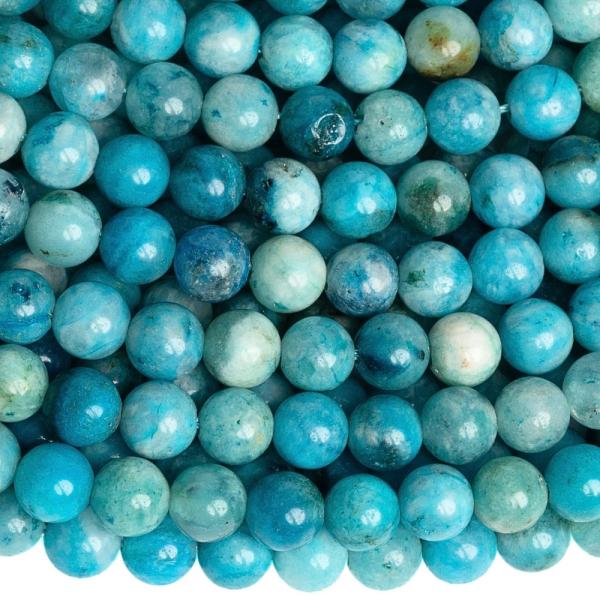 Hemimorfit gy�ngy�k 6 mm t�rkiz zsin�r