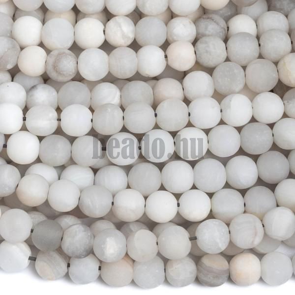 Fehr acht gyngyk 4 mm matt zsinr