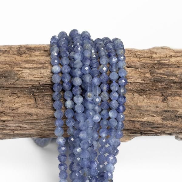 Kianit gyngyk 3,5 mm csiszolt zsinr