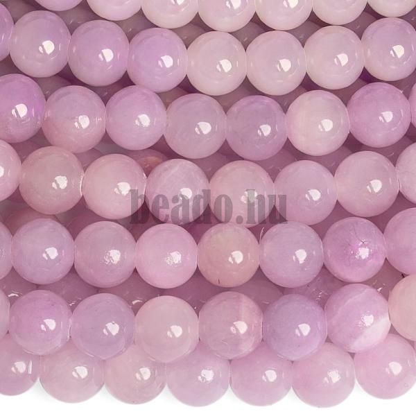 Jadeit gyngyk 6 mm tejlila zsinr