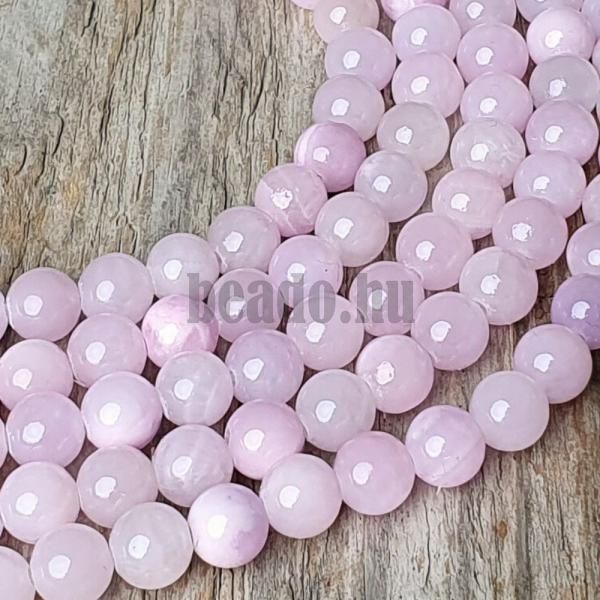 Jadeit gyngyk 6 mm tejlila zsinr