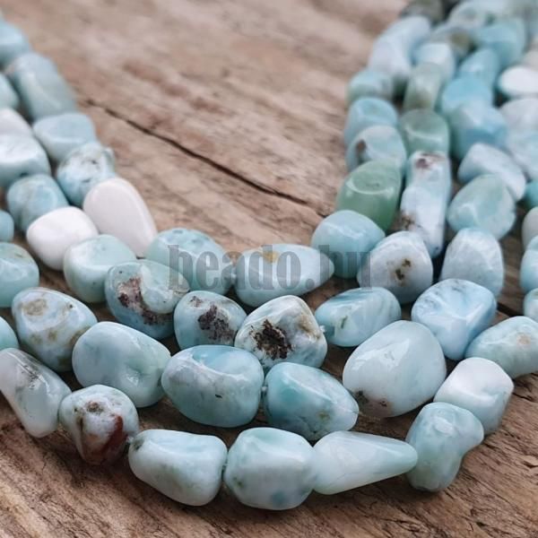 Larimar nyers gyngyk A-osztly flhossz zsinr