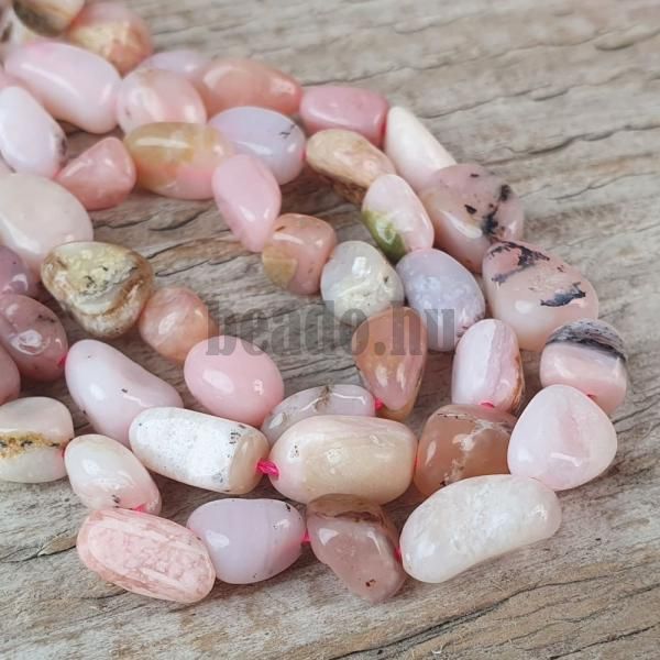 Opl rzsaszn nyers gyngyk 6x8mm zsinr