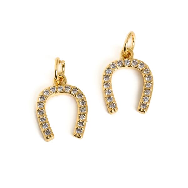 Patk� med�l arany feh�r cirkonnal