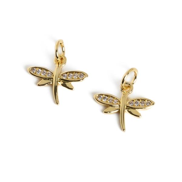 Szitak�t� med�l arany feh�r cirkonnal