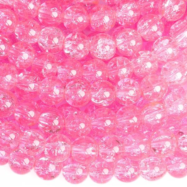 Roppantott gy�ngy�k 8 mm r�zsasz�n zsin�r 80 cm