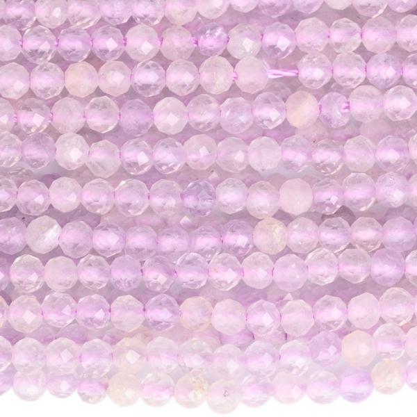 Lavender gy�ngy�k 2,5 mm vil�gos csiszolt zsin�r