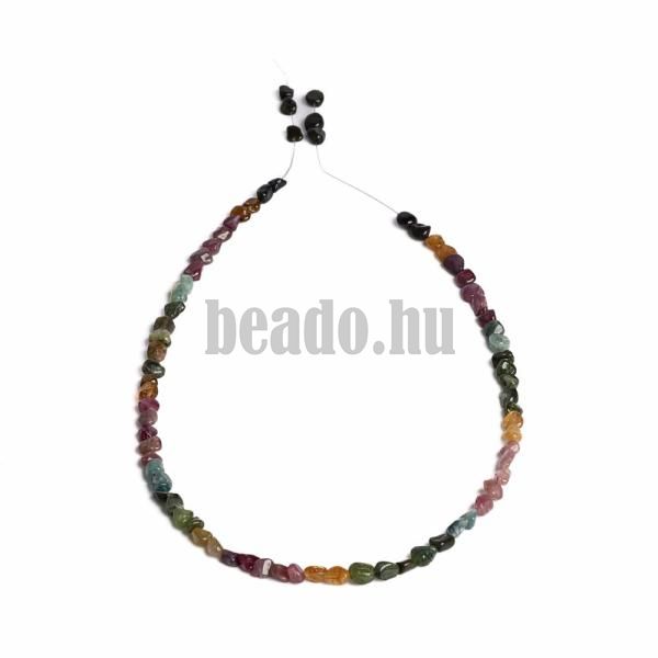 Nyaklnc befejezetlen zsinr turmalin sznkeverk nugget A minsg