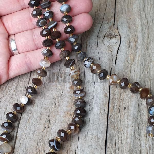 koralky-z-mineralu-achat-krajkovy-hnedy-6x10mm-brusene-rondelky-fazetovane-leskle-cierno-