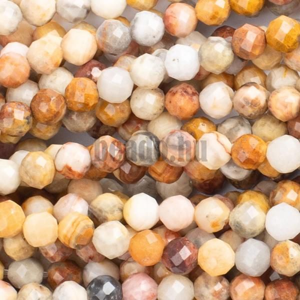 Crazy lace acht gyngyk 4 mm csiszolt flhossz zsinr