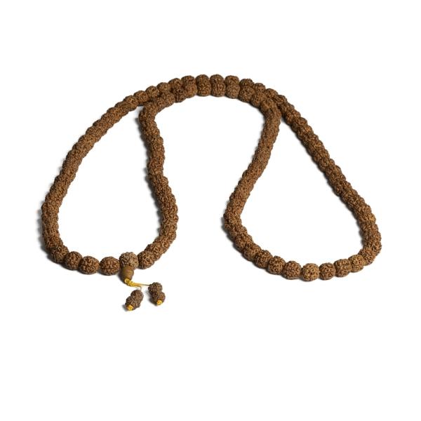 Rudraksha gy�ngy�k 11- 12 mm zsin�r