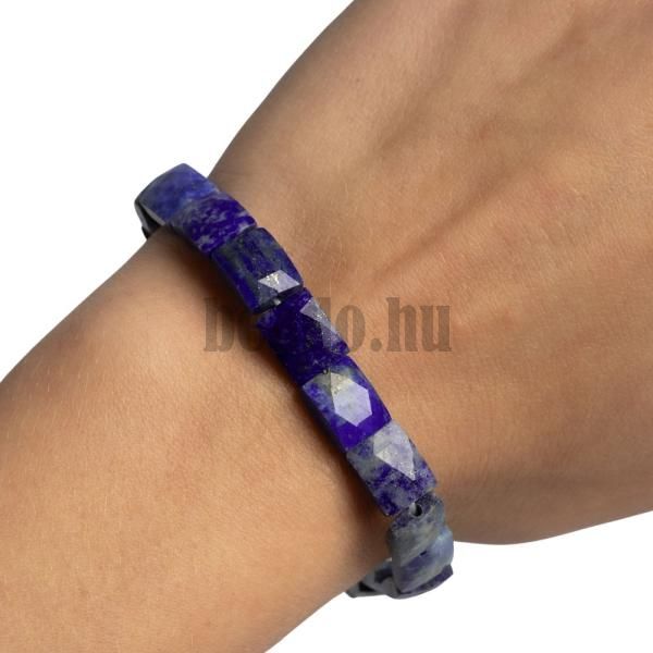Karkt lpisz lazuli 8x10mm tglalapok csiszolt