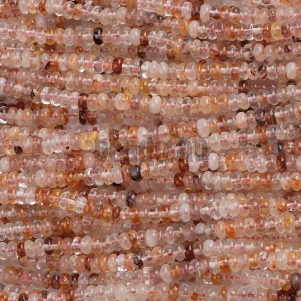 Hematoid gyngyk 2x4 mm vastag rondellek flhossz zsinr