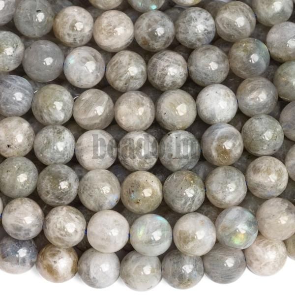 Labradorit gyngyk 8 mm vilgos flhossz zsinr