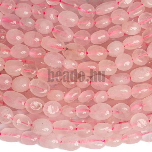 Rzsakvarc gyngyk nuggetek 4x6 mm zsinr
