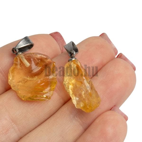 4028-Citrin-surovy-privesok-vacsi-so-starostriebornou-slupnou-z-nerezovej-ocele-2