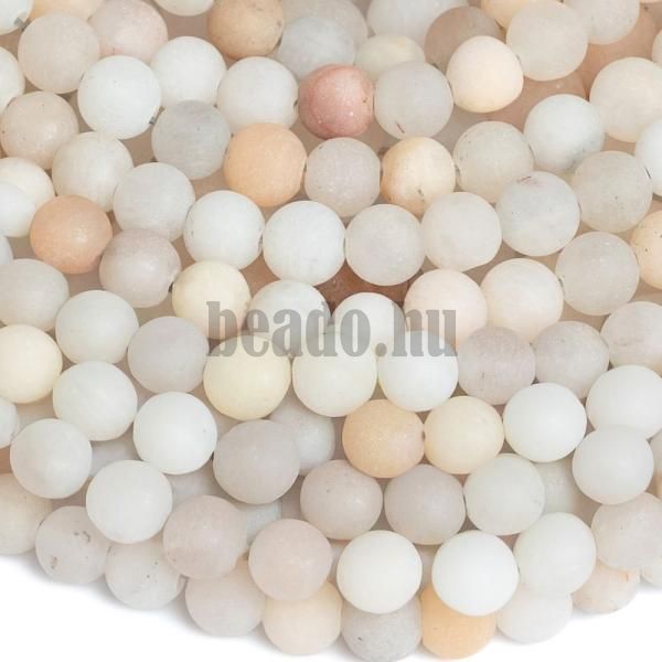 Aventurin rzsaszn gyngyk 4,5 mm matt zsinr