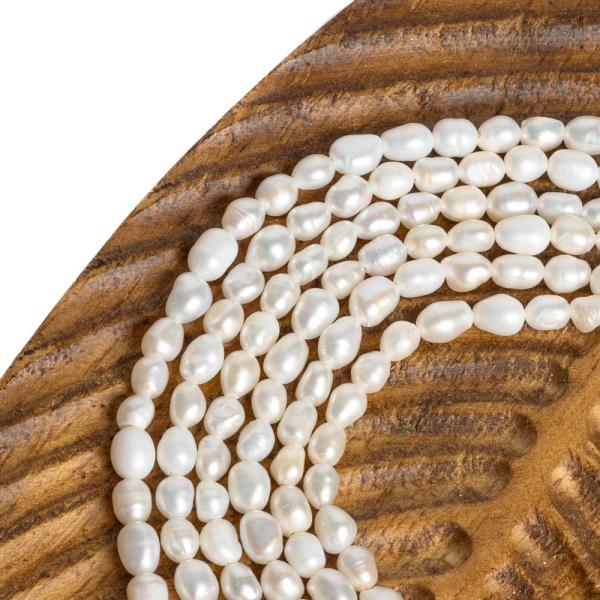 Teny�sztett gy�ngy gy�ngy�k 6x4 mm hosszabb zsin�r