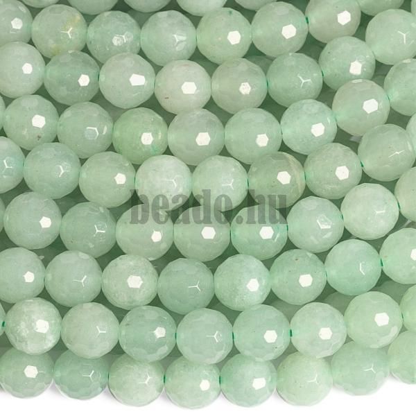 Aventurin zld gyngyk 8 mm csiszolt zsinr