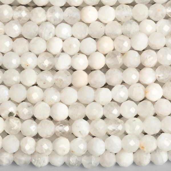 Holdk� gy�ngy�k 3 mm csiszolt feh�r mix zsin�r