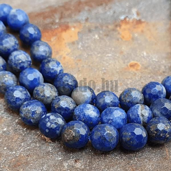 Lpisz lazuli gyngyk 6 mm csiszolt zsinr