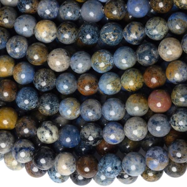 Dumortierit gy�ngy�k 6,5 mm zsin�r