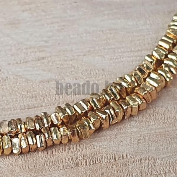 Minigyngyk 1x2 mm Ag925 aranyozott