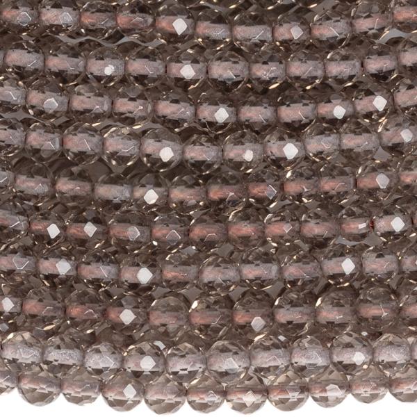 F�stkvarc gy�ngy�k 2,5 mm csiszolt zsin�r