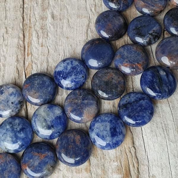 Szodalit gyngyk 15 mm lemez zsinr