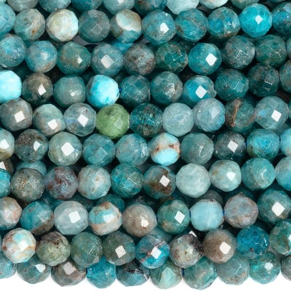 Apatit kevert sz�nek gy�ngy�k 4 mm csiszolt zsin�r