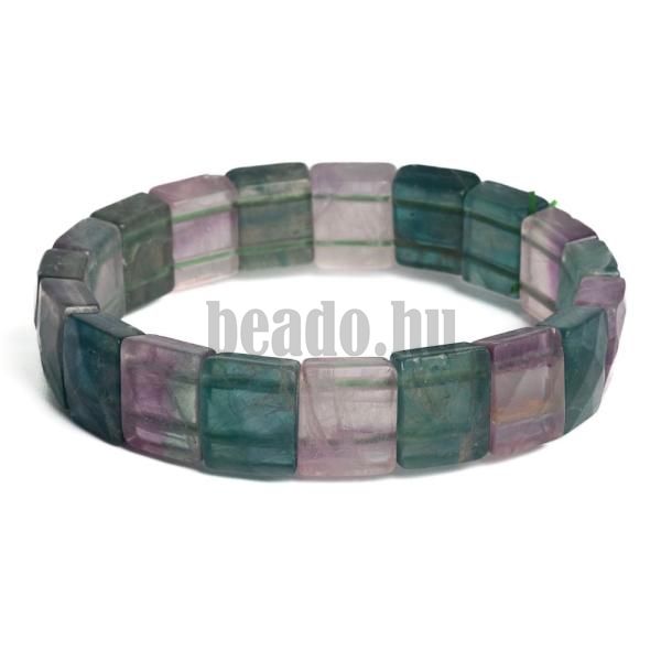 Karkt lapos fluorit csiszolt