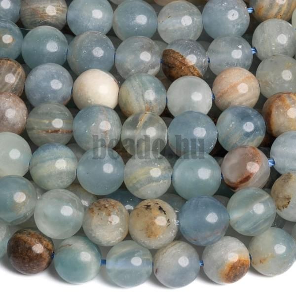 Kalcit barna gyngyk 8 mm flhossz zsinr