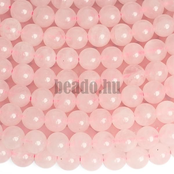 Rzsakvarc gyngyk 6 mm zsinr