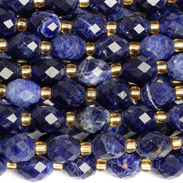 Lpisz lazuli oliva gyngyk 6x8 mm flhossz zsinr
