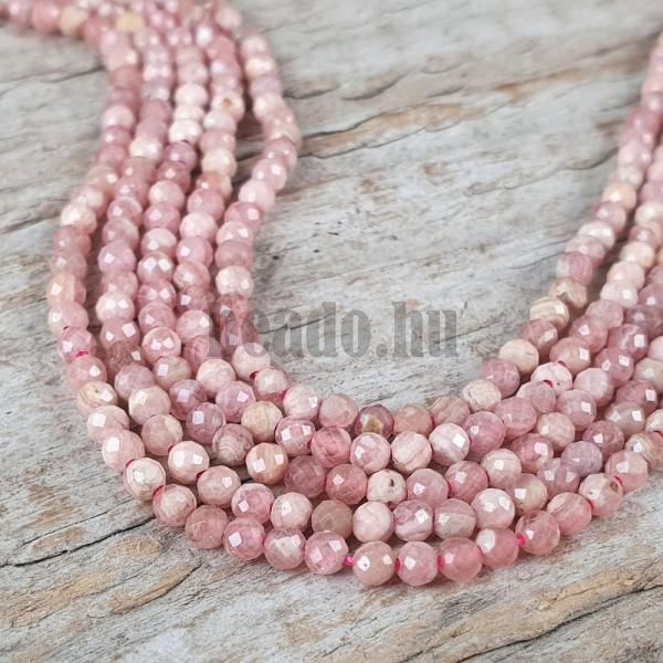 Rodokrozit gyngyk 2,5 mm csiszolt zsinr