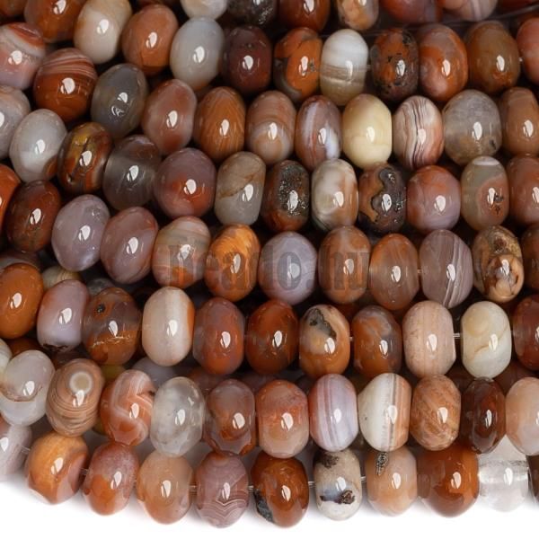 Piros acht gyngyk 5x8 mm vastag rondell flhossz zsinr