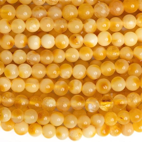 Borosty�n gy�ngy�k 3,7 mm zsin�r