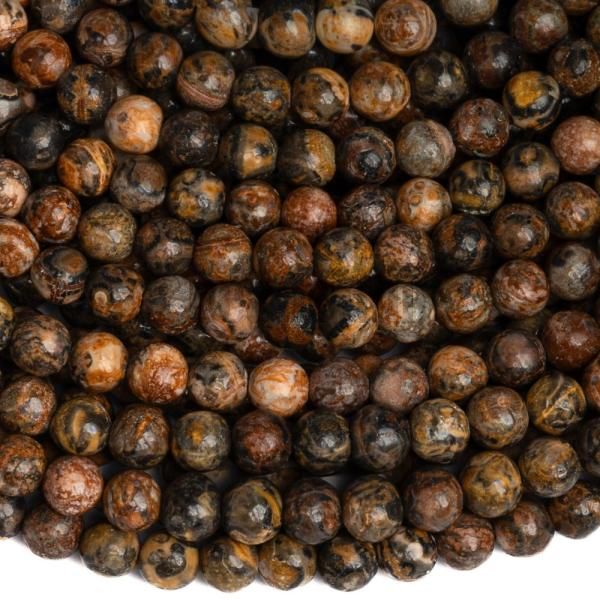 Leoprd jspis gyngyk 5 mm zsinr