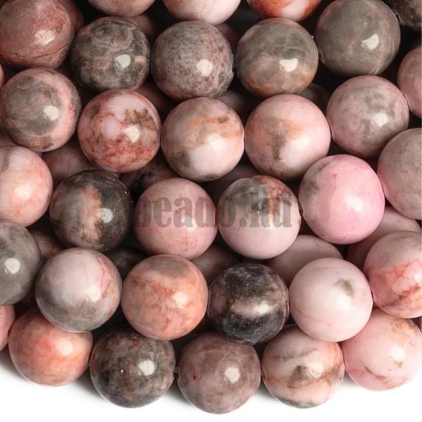 Rzsaszn zebra jspis gyngyk 10 mm zsin