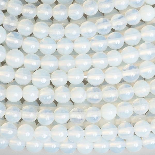 Opalit gy�ngy�k 4 mm zsin�r - kevert m�ret