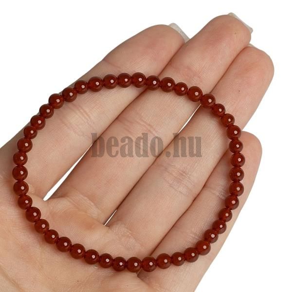 8249-Naramok-karneol-4mm-3 8249-Naramok-karneol-4mm-3