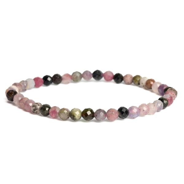 Kark�t� turmalin kevert sz�nek csiszolt 4 mm