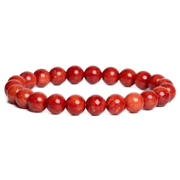 Kark�t� jadeit 8 mm s�t�tpiros