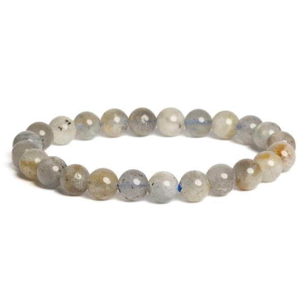 Kark�t� barna labradorit 8 mm