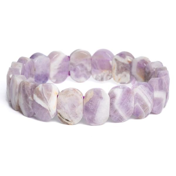 Kark�t� lapos csiszolt ametiszt lavender