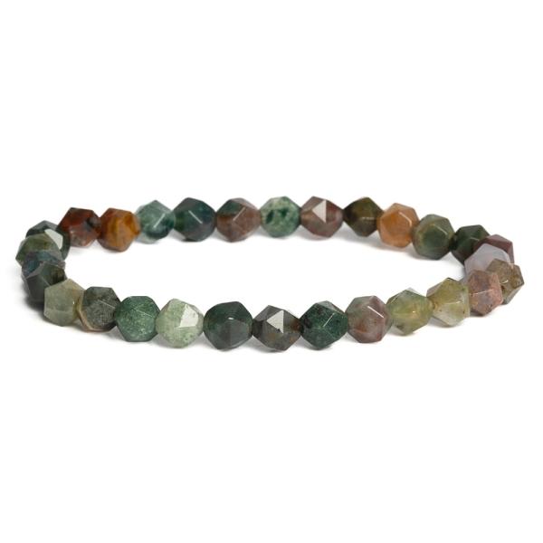 Kark�t� indiai ach�t 6 mm bicone csiszol�s